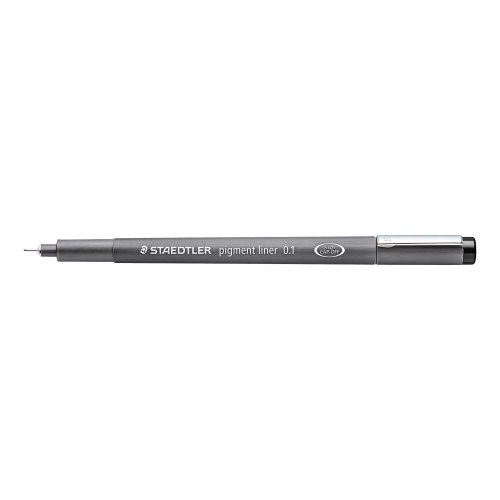 Kuitukynä Staed 30801 0.1mm musta blst