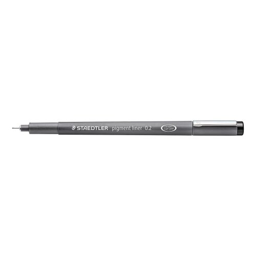 Kuitukynä Staed 30802 0.2mm musta blst