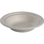 Kuitulautanen GASTRO syvä 400ml 18cm biohajoava valkoinen 50kpl