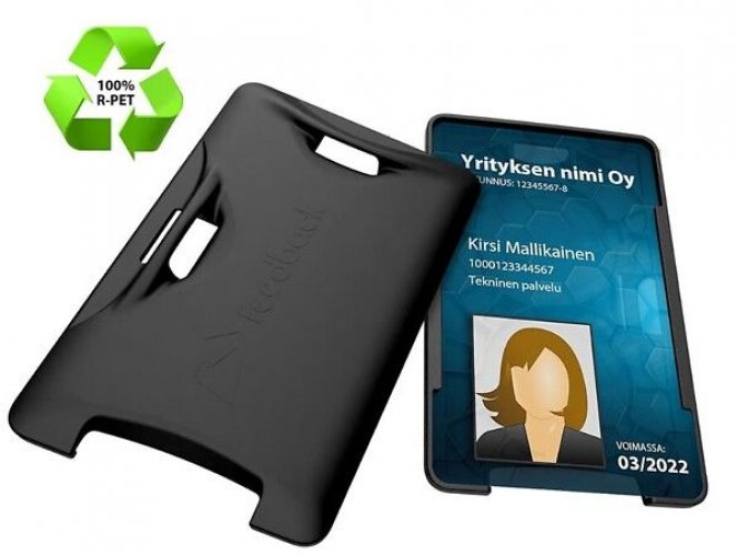 Kulkukorttikotelo Neo-Eko musta