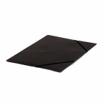 Kulmalukkokansio 108K A4 musta kiiltopahvia economy