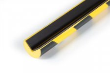 Kulmasuoja C25R magneettinen keltainen/musta 1kpl