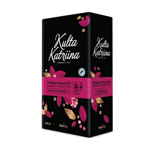 Kulta Katriina Kahvi suodatinjauhatus tumma paahto 500g