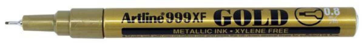 Kultakynä Artline 999 extrafine 0,8mm, 12kpl/ras