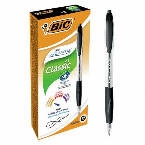 Kuulakärkikynä BIC Atlantis Medium musta