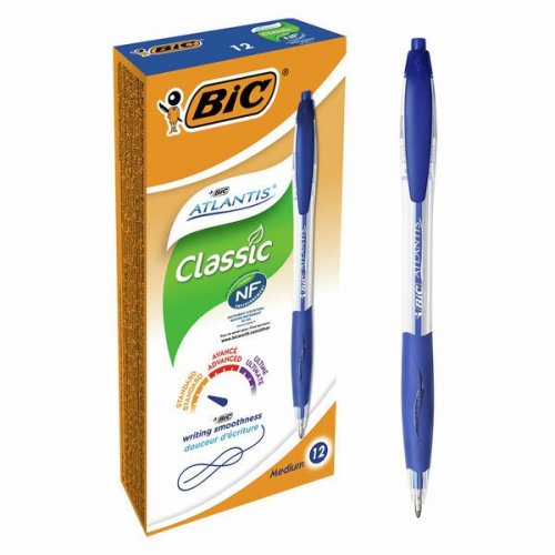 Kuulakärkikynä BIC Atlantis Medium sininen