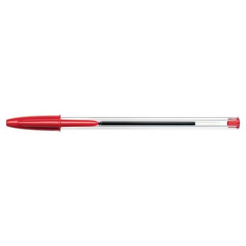 Kuulakärkikynä Bic cristal korkilla 0,32mm punainen