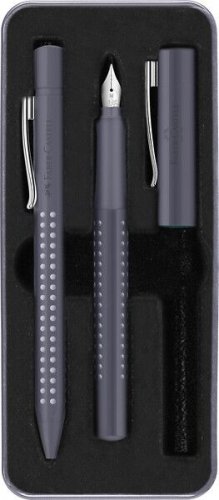 Kuulakärkikynä Faber-Castell Grip2010 rasia täyte- ja dapplegray