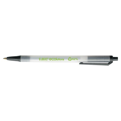 Kuulakärkikynä Mekanismilla Bic ecolutions clic stic 0,32mm musta