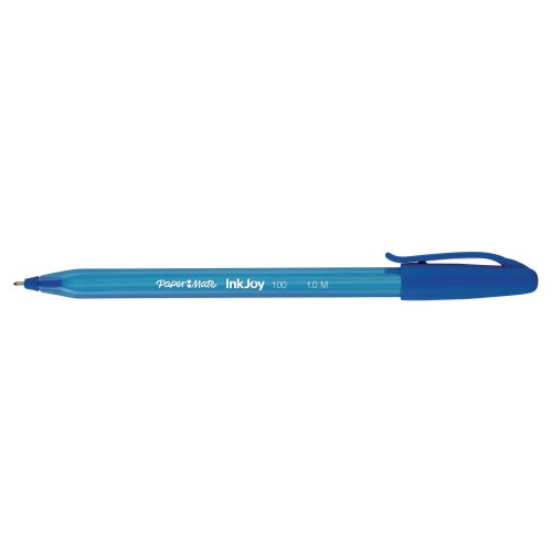 Kuulakärkikynä Papermate inkjoy 100 korkilla 0,7mm sininen