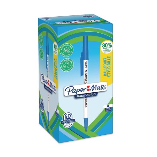 Kuulakärkikynä Papermate kilometrico sininen 1kpl = 50 kynää 50kpl