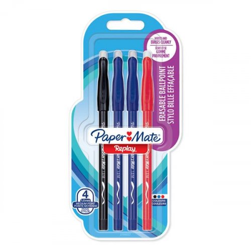 Kuulakärkikynä Papermate Replay Max lajitelma blisterissä