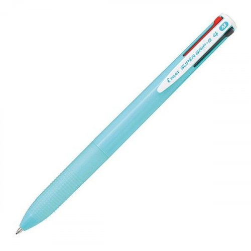 Kuulakärkikynä Pilot Supergrip 4-värinen vaaleansininen (BPKGG-35M-LB)