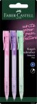 Kuulakynäsetti Faber-Castell RX P5, 3 kynän värilaj. 0,5m
