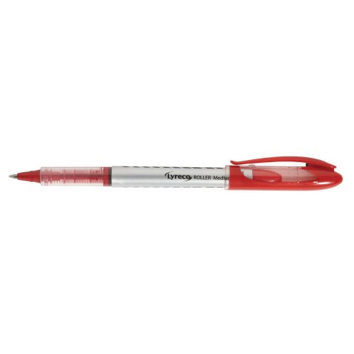 Kuulamustekynä Lyreco liquid ink 0,5mm punainen