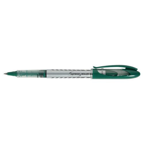Kuulamustekynä Lyreco liquid ink 0,5mm vihreä