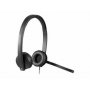 Kuuloke Logitech USB H570e korvan päällä Microsoft Lync