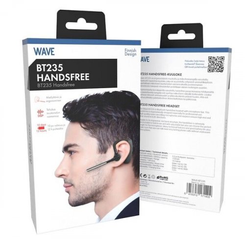 Kuuloke Wave Handsfree BT-235 bluetooth 5.2 musta
