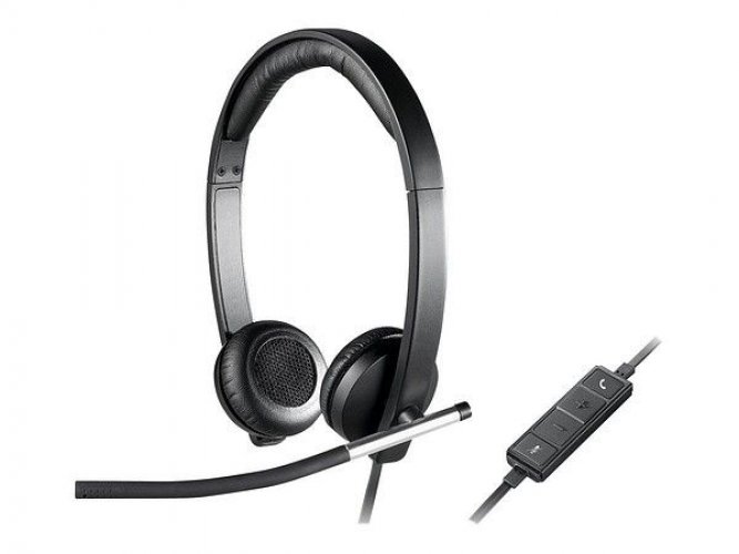 Kuulokkeet Logitech H650e mikrofonilla USB-A, stereo