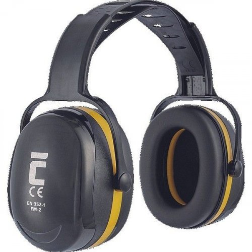 Kuulosuojaimet Cerva FM-2 (33 dB) musta-keltainen