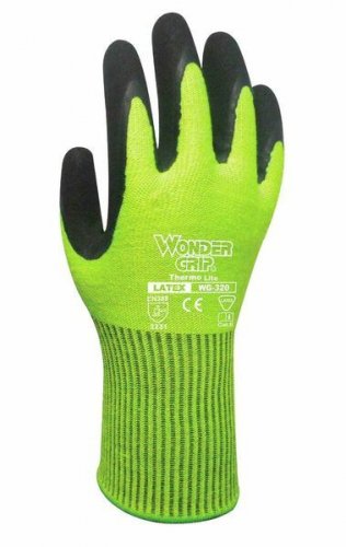 Kylmäkäsine WG-320 10/XL Thermo Lite, lime
