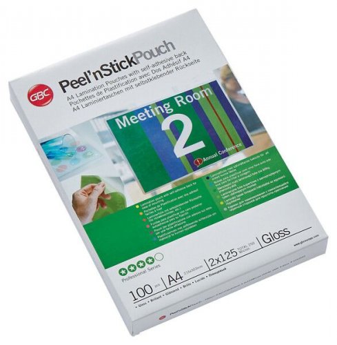 Kylmälaminointitasku a4 GBC 125mic kiiltävä