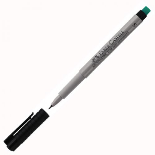 Kuitukärkikynä multimark Faber-Castell Superfine musta vesiliukoine.
