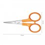Kynsisakset Fiskars Classic 10cm kaarevateräiset.