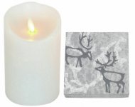 Kynttilä ja servetti