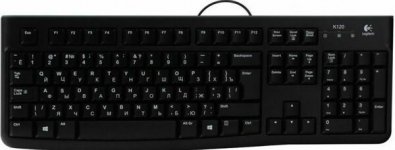 Kyrillinen näppäimistö Logitech K120 keyboard RUS