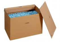 Laatikko Dahle Paperisilppurin 140L pahvia