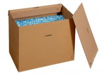 Laatikko Dahle Paperisilppurin 160L pahvia