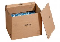 Laatikko Dahle Paperisilppurin 30L pahvia