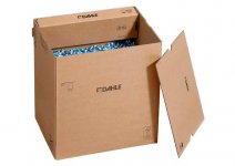 Laatikko Dahle Paperisilppurin 40L pahvia