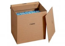 Laatikko Dahle Paperisilppurin 60L pahvia