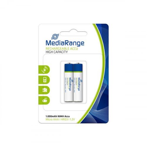 Ladattava MediaRange Micro AAA/HR03 1.2V