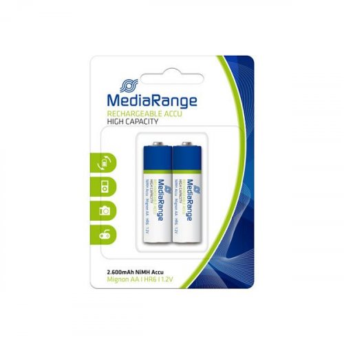 Ladattava MediaRange Mignon AA/HR6 1.2V