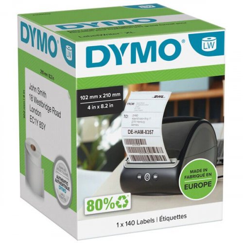Lähetystarra Dymo 102x210mm DHL 140 tarraa /rla