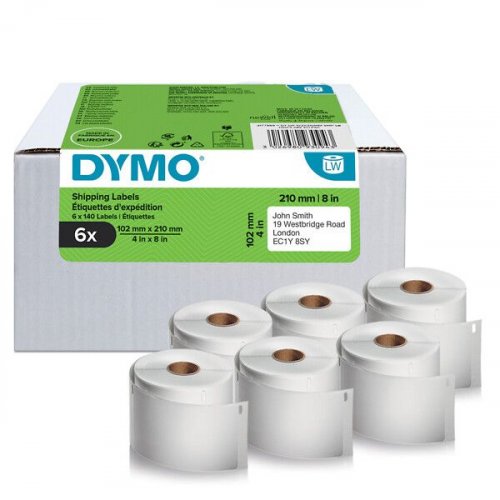 Lähetystarra Dymo 102x210mm DHL 140tarra/rla