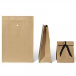 Lahjapussi ekoruskea 30x13x43 cm 25 kpl/pak