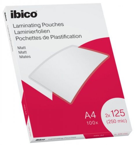 Laminointitasku a4 Ibico 125mic matta laminointikalvo