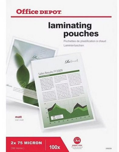 Laminointitasku a4 OD 75mic matta laminointikalvo