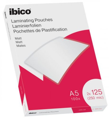 Laminointitasku a5 Ibico 125mic matta laminointikalvo
