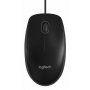 Langallinen hiiri Logitech B100 musta oikea- ja vasenkätinen