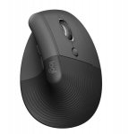 Langaton hiiri Logitech Lift Ergonomic musta oikeakätinen