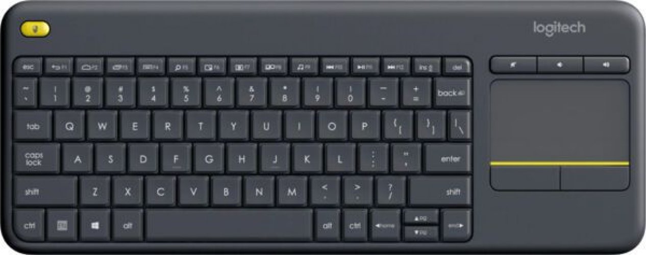 Langaton näppäimistö Logitech K400 plus Touch