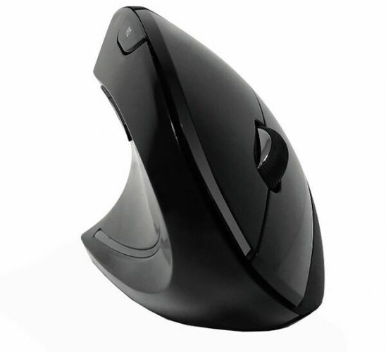 Langaton pystyhiiri iMouse E90 musta vasenkätinen