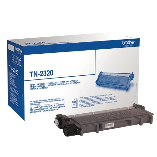 Laserkasetti Brother TN-2320 musta