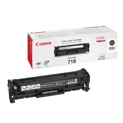 Laserkasetti Canon 718 musta