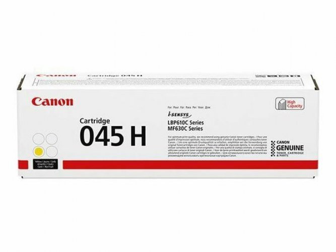Laserkasetti Canon crg 045 H 1243C002 keltainen värikasetti